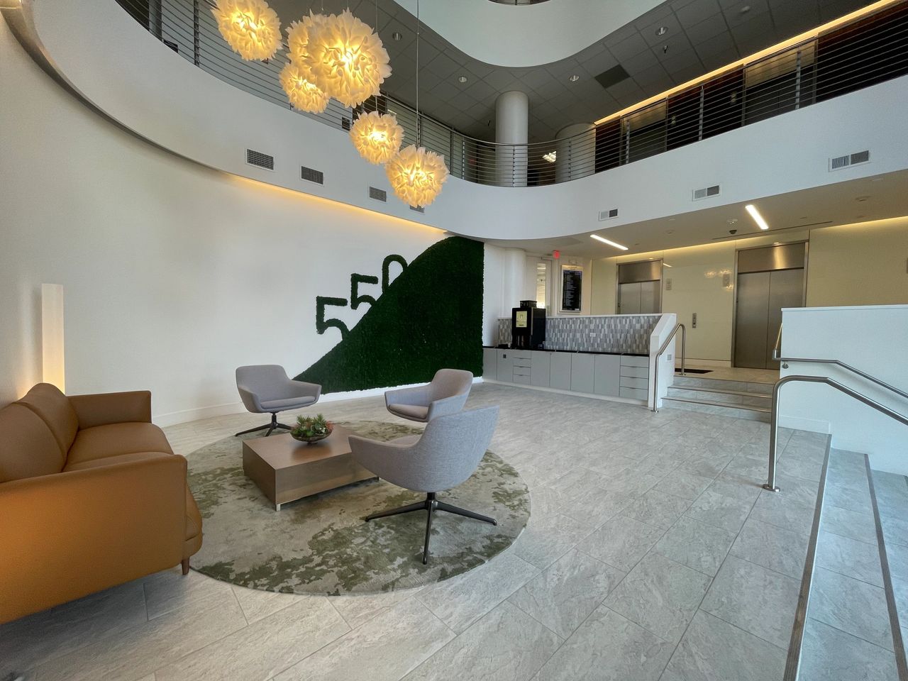 Two-Story Atrium & Main Lobby