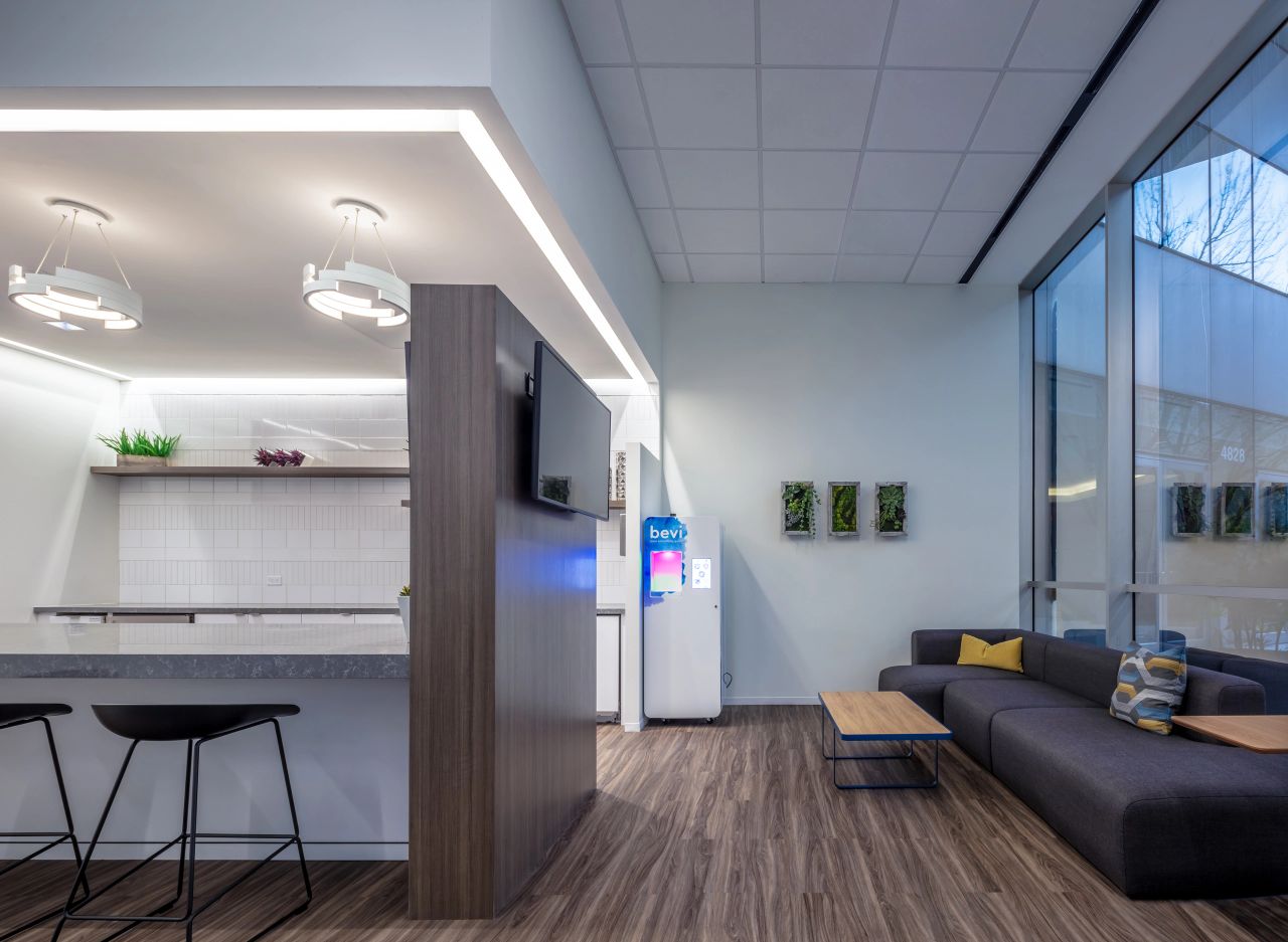 Modern Executive Breakroom & Kitchen
